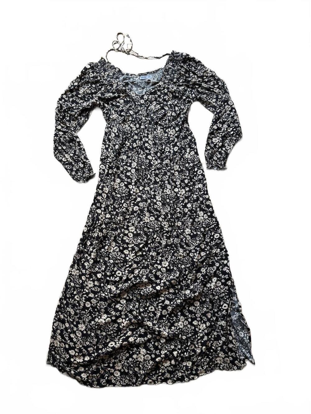 Vintage/90s Grunge Vibe SONOMA Floral Maternity Maxi Dress Size S